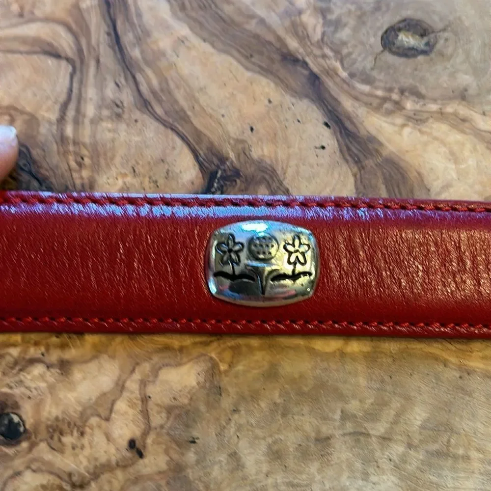 NEW Brighton Cherry Red I Love Golf - Golf Themed Belt - ML 32